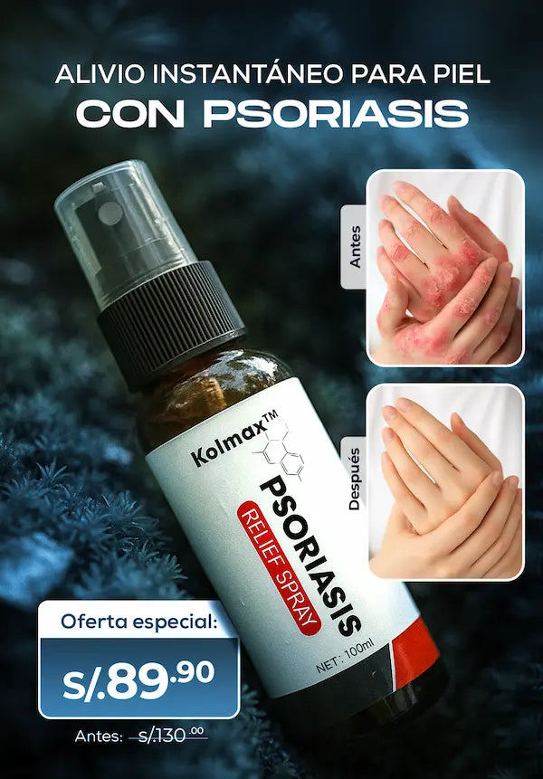 KOLMAX® Alivio instantáneo para piel con psoriasis o dermatitis