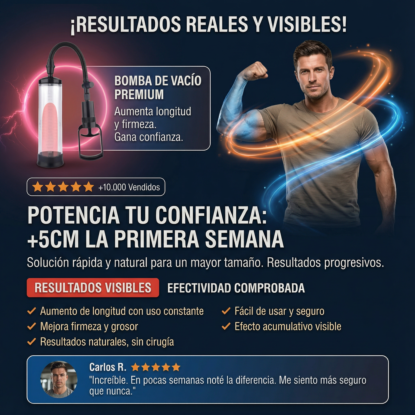 Bomba de Succión 5cm Equilibrium®: Potencia tu confianza y resultados reales desde la primera semana