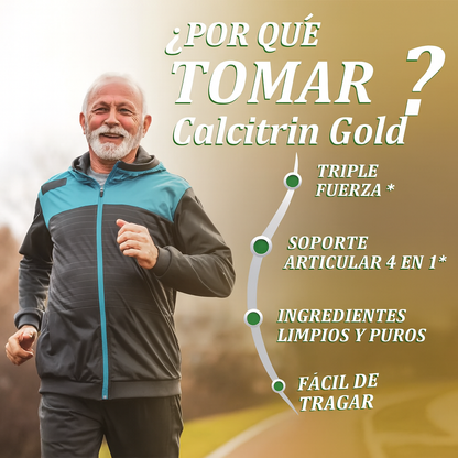 Calcitrin Gold® ¡El fin de la tortura ciática y artrítica! Mueve tus articulaciones como si tuvieras 20 años en solo semanas.