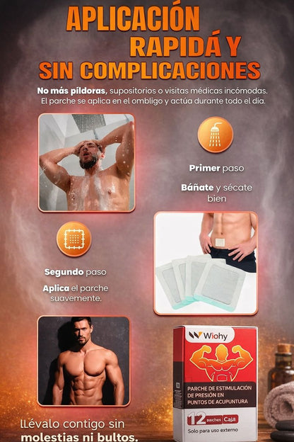 Nuevo Parche de Próstata®: Recupera el control de tu vejiga y vuelve a dormir toda la noche sin interrupciones.