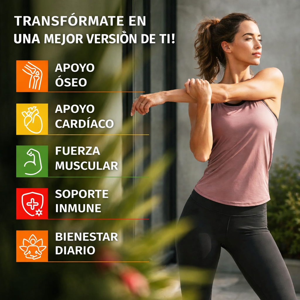 Vitamina Líquida K2 D3 + Omega 3®: Fortalece tus huesos y elimina el dolor articular en tiempo récord
