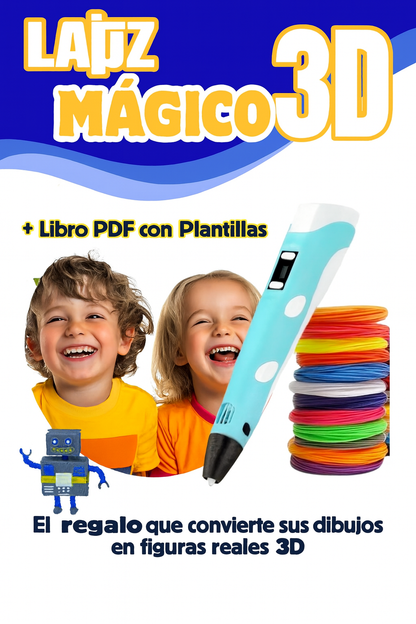 ✨LÁPIZ MÁGICO 3D® – El plumón que da vida a los dibujos de tus hijos