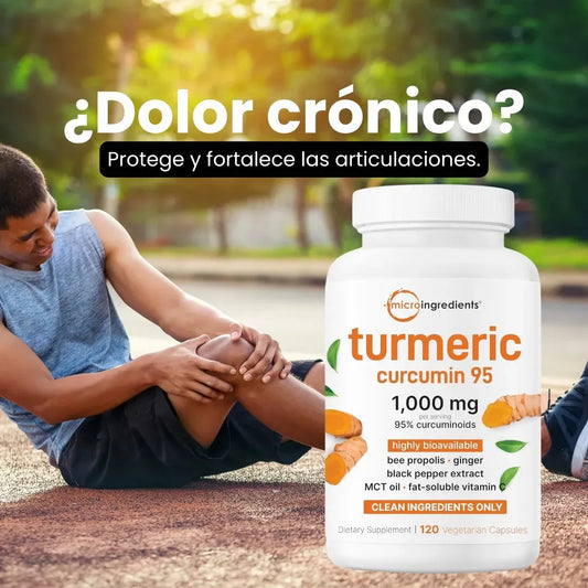 Turmeric Curcumin®: Detén el desgaste de tus articulaciones y recupera la movilidad que la artritis te robó