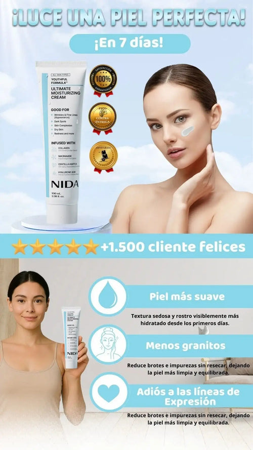 NIDA™ Crema reafirmante anti arrugas y manchas