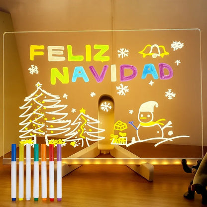 MAGIC DRAW® – La pizarra LED que hace brillar la imaginación de tu peque ✨🧠